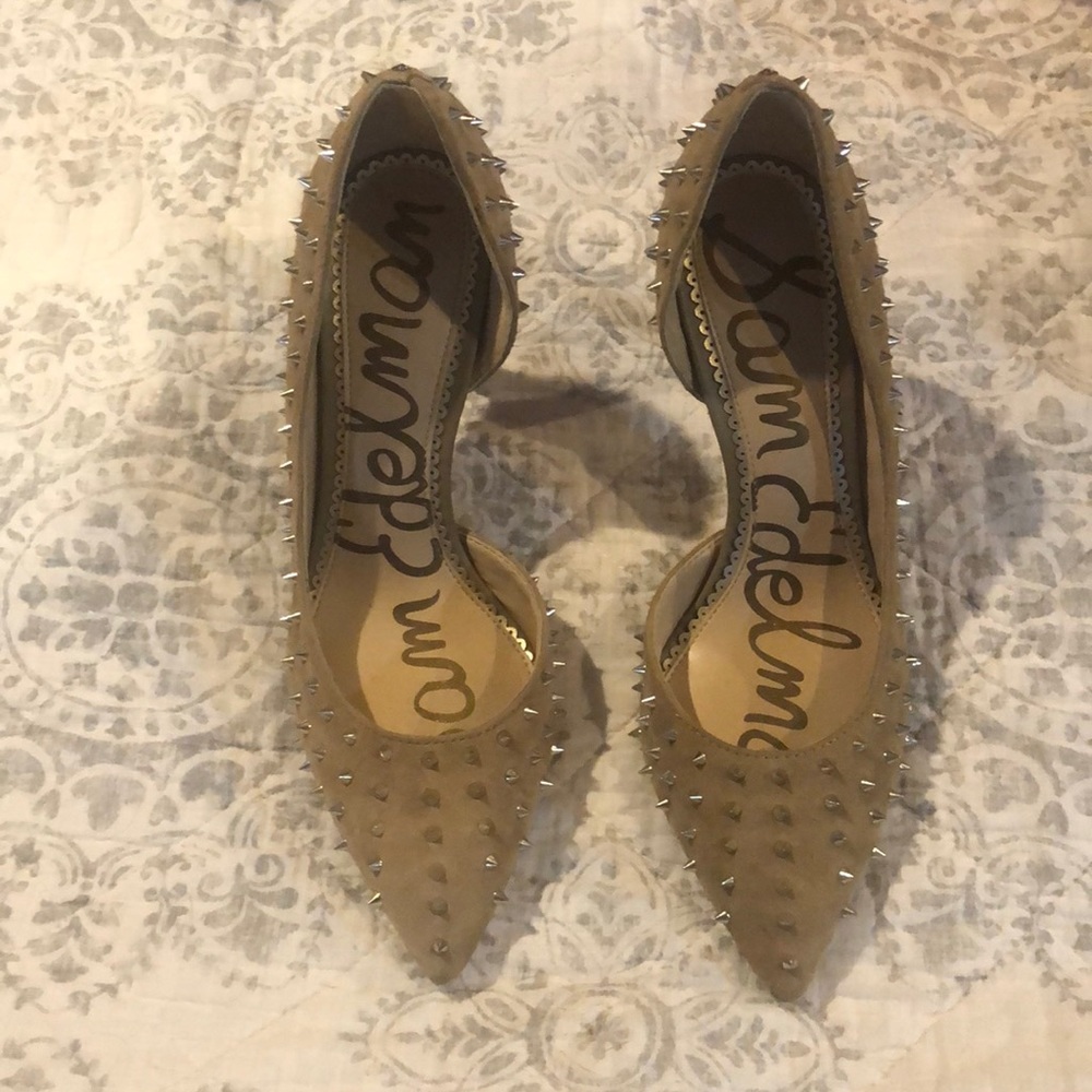 Sam Edelman Tan spike heels